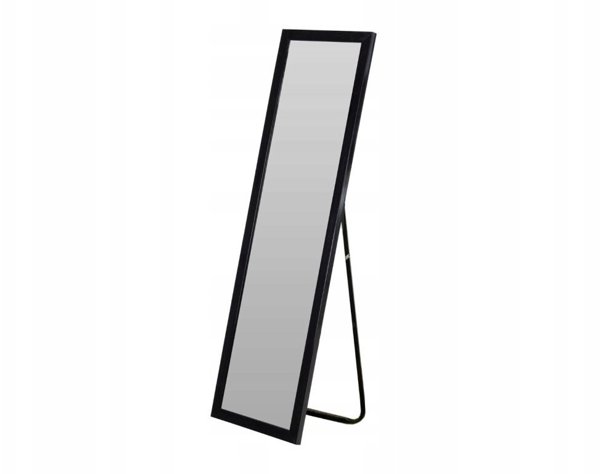 Home Styling Collection Lustro stojace prostokatne 126 cm czarne