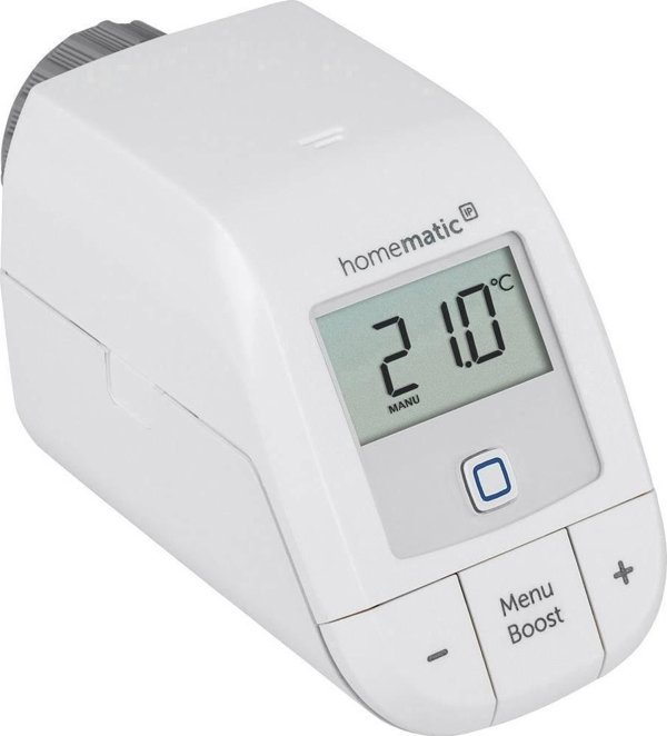 Homematic IP Θερμοστάτης Καλοριφέρ Basic, Ψηφιακός, Λευκό, HMIP-ETRV-B