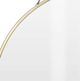 Home Styling Collection Στρογγυλός καθρέφτης με αλυσίδα και χρυσή μεταλλική κορνίζα