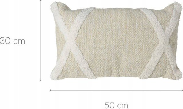 Home Styling Collection Διακοσμητικό μαξιλάρι, λινό εφέ, 30 x 50 cm