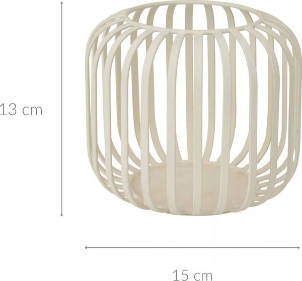Home Styling Collection Μικρό μινιμαλιστικό μεταλλικό φανάρι, Ø 15 x 13 cm