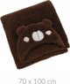 Κουβέρτα με κουκούλα για παιδιά TEDDY, με αυτιά, 70 x 100 cm Home Styling Collection