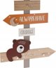 Home Styling Collection Wieszak na ubrania dla dzieci Zoo, 44 x 3,5 x 51,5 cm