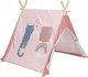Home Styling Collection Παιδική σκηνή με παράθυρο και ξύλινο σκελετό, 101 x 106 x 106 εκ.