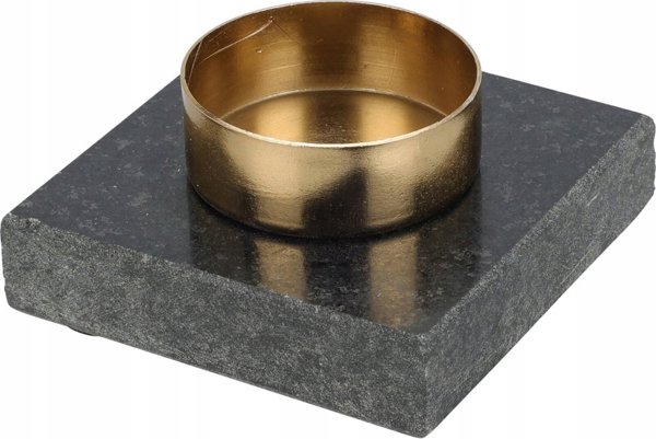 Home Styling Collection Κηροπήγιο για ρεσώ, γρανιτένια βάση, 7 εκ.