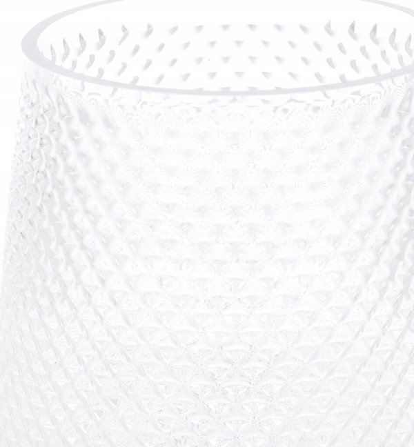 Home Styling Collection Διακοσμητικό γυάλινο βάζο χαμηλό, Ø 13 x 15,5 cm