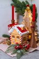 Home Styling Collection Ξύλινος κηροπήγιο, ακακία, 22 εκ.