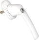 Home Appliances AG332 KLAMKA OKIENNA Z ZAMKIEM ALUMINIOWA uniwersalny