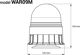 HORPOL 01502 Lampa ostrzegawcza LED WAR09M ECE R10 60LED 12/24V IP56