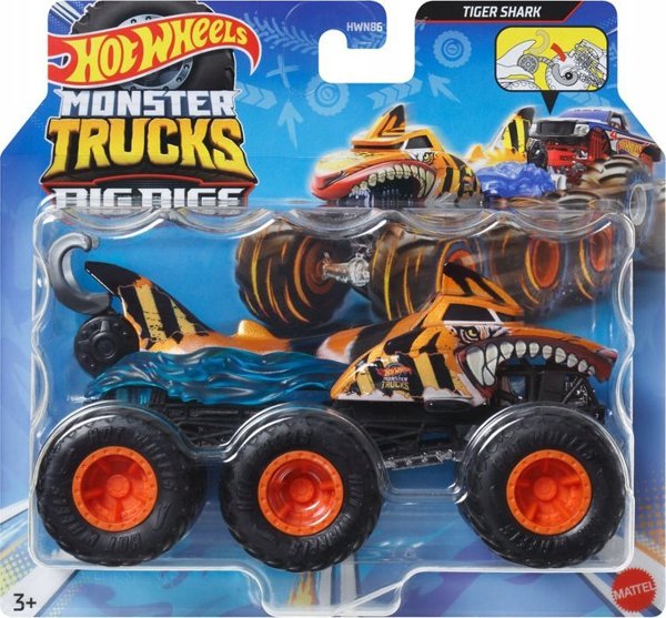 Hot Wheels Monster Trucks Big Rigs Όχημα - Παιχνίδι Αυτοκίνητο