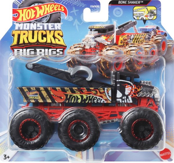 Hot Wheels Monster Trucks Big Rigs Όχημα - Παιχνίδι Αυτοκίνητο