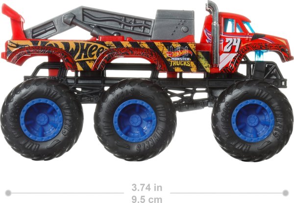 Hot Wheels Monster Trucks Big Rigs Όχημα - Παιχνίδι Αυτοκίνητο