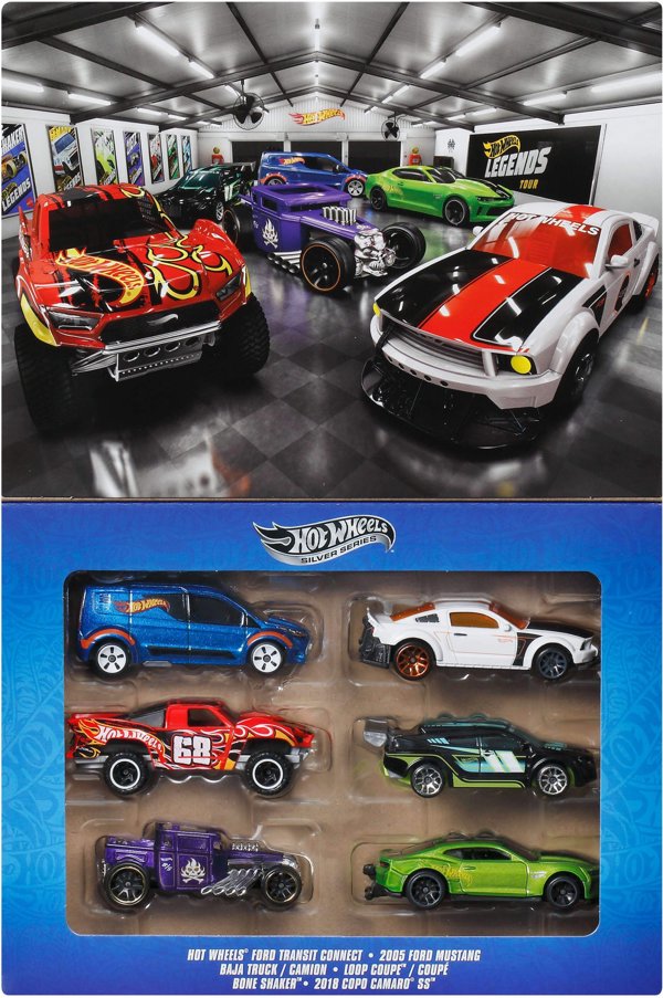 Hot Wheels Silver Series Legends Samochodziki Wielopak (JLB24)