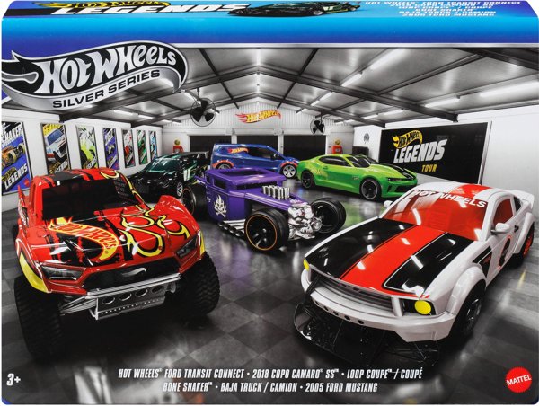 Hot Wheels Silver Series Legends Samochodziki Wielopak (JLB24)