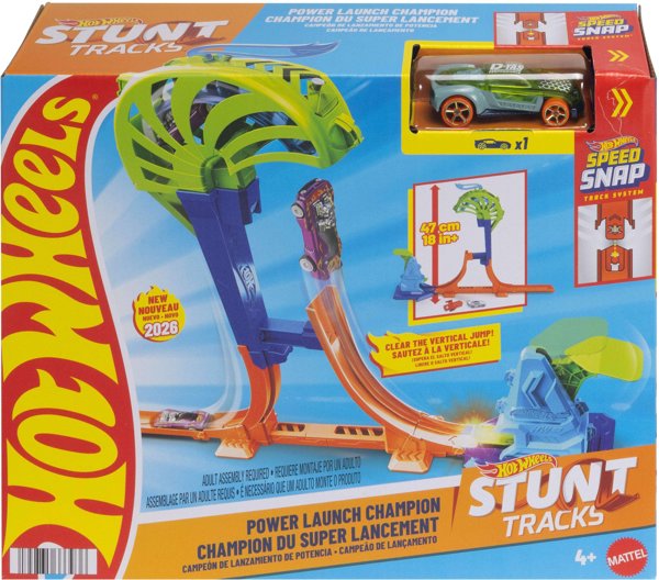 Hot Wheels Stunt Tracks Power Laun JHK75/JLM90
