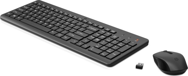 HP 330 Ασύρματο Σετ Πληκτρολόγιο και Ποντίκι, UK Layout, Μαύρο