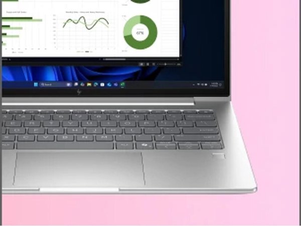 HP EliteBook 6 G1ah AMD Ryzen™ 5 220 Laptop 35,6 cm (14") WUXGA 16 GB DDR5-SDRAM 512 GB SSD Wi-Fi 6E (802.11ax) Windows 11 Pro AI PC Srebrny