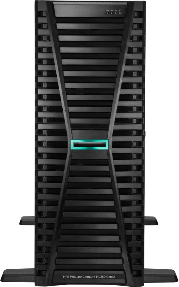 HPE ProLiant Compute ML350 Gen12 6515P 16c 1x64GB-R 8SFF MR408i-o 2x480GB SSD 2x1000W PS EU Server