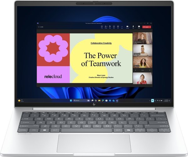 HP EliteBook 8 G1i Next Gen AI PC Copilot+ PC Intel Core Ultra 5 228V Laptop 35,6 cm (14") WUXGA 32 GB LPDDR5x-SDRAM 1 TB SSD Wi-Fi 7 (802.11be) Windows 11 Pro Srebrny
