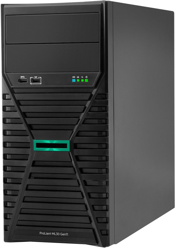 HPE SC ProLiant ML30 Gen11 6325P 3.5GHz 4c 1P 1x32GB-U 4LFF 2x960GB SSD 1x1000W PS EU Server