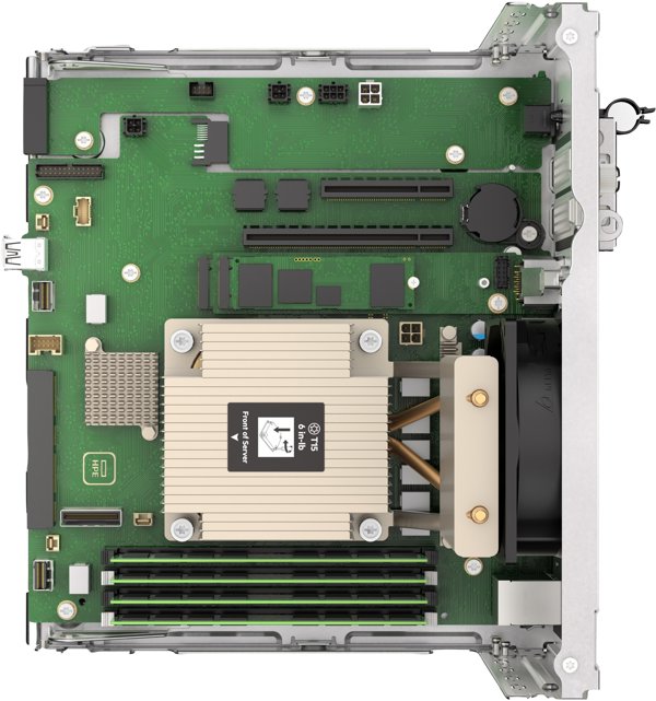 HPE ProLiant MicroServer Gen11 - Server - Ultra-Micro-Tower - 1-Weg - 1 x Xeon 6325P / 3.5 GHz - RAM 32 GB - SATA - nicht Hot-Swap-fahig 8.9 cm (3.5") Schacht/Schachte - HDD 2 x 4 TB - 1GbE - kein Betriebssystem - Monitor: keiner - Smart Choice