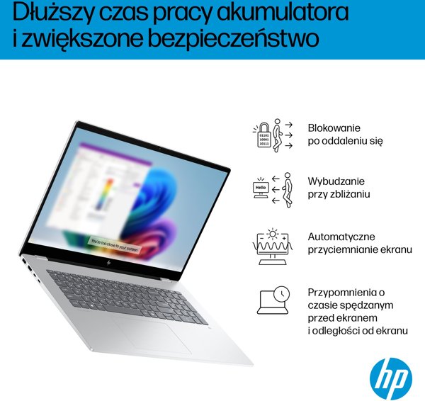 HP OmniBook 7 Next Gen AI 17-dc0217nw Copilot+ PC Intel Core Ultra 7 258V Laptop 43,9 cm (17.3") Ekran dotykowy Full HD 32 GB LPDDR5x-SDRAM 1 TB SSD Wi-Fi 7 (802.11be) Windows 11 Home Srebrny