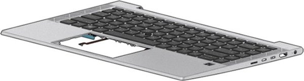 HP TOP COVER W/ KBD CP+PS BL FR