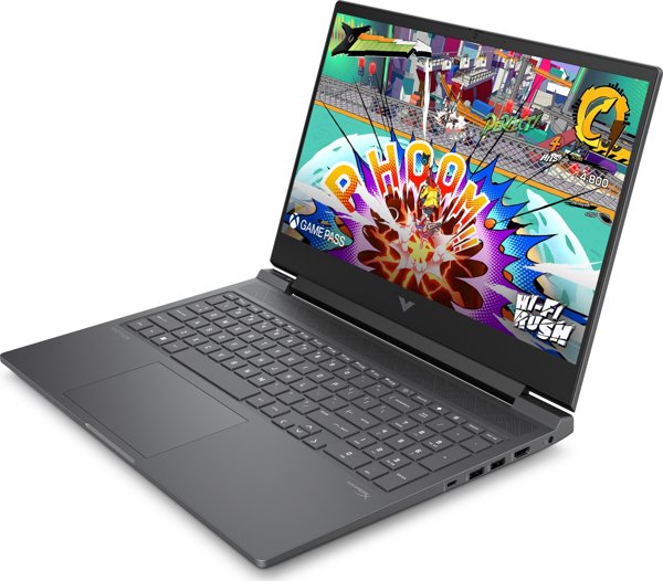 HP Victus Gaming 16-s1722nw AMD Ryzen™ 7 8845HS Laptop 40,9 cm (16.1") Full HD 16 GB DDR5-SDRAM 512 GB SSD NVIDIA GeForce RTX 4070 Wi-Fi 6 (802.11ax) Windows 11 Home Czarny