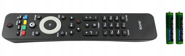 HQ LXP108 TV remote control PHILIPS LCD TV AMBILIGHT Black