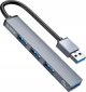 Orico Hub USB 4 Θυρών, 5Gbps, 1xUSB-A 3.1 & 3xUSB-A 2.0, Αλουμινένιο