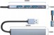Orico Hub USB 4 Θυρών, 5Gbps, 1xUSB-A 3.1 & 3xUSB-A 2.0, Αλουμινένιο