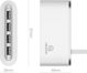 HUB USB Usams US-SJ238 4x USB-A 2.0 (SJ238FX01)