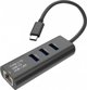 Μετατροπέας HUB USB Secomp STANDARD USB τύπου C σε Gigabit Ethernet + Hub 3x