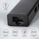 Axagon HMA-GL3A USB Hub 3.2 Gen1 με 3 Θύρες USB-A και Θύρα Ethernet Gigabit RJ-45, Μεταλλικό