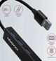 Axagon HMA-GL3A USB Hub 3.2 Gen1 με 3 Θύρες USB-A και Θύρα Ethernet Gigabit RJ-45, Μεταλλικό