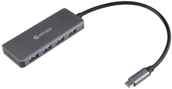 eStuff USB-C Charging Hub - HUB USB για Φόρτιση και Μεταφορά Δεδομένων