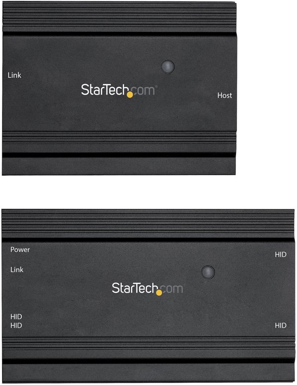 HUB USB StarTech .com 4 Port USB 2.0 Extender-Hub przez pojedynczy kabel CAT5e/CAT6 Ethernet (RJ45) - 100 m - USB Extender Hub Adapter - obudowa metalowa - Zewnętrzne zasilanie - 480 Mbit/s (USB2004EXT100) - Rozszerzenie USB - USB 2.0 - przez CAT 5e/6 - d
