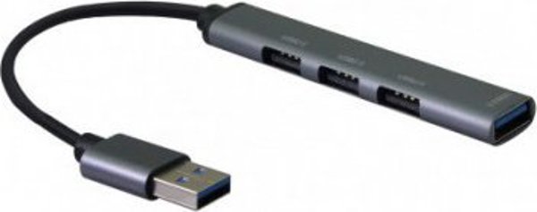 Πολύπριζο USB Secomp STANDARDOWY συγκεντρωτής USB 2.0, σύνδεση A, 4x θύρες A (3x USB2.0 +1x USB 3.2 Gen1)