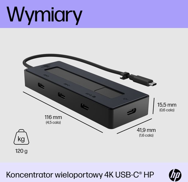 HUB USB HP 4K Usb-C Multiport Hub