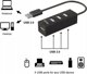 HUB USB Equip Equip USB-Hub 4-Port 2.0 ->4x2.0 480Mbps χωρίς τροφοδοτικό μαύρο