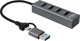 HUB USB MicroConnect USB 3.0 Hub 4-Port με USB-C