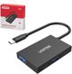 Unitek uHUB Q4 Advanced USB Hub, 2x USB-C & 2x USB-A 3.1 Gen2, H1302A