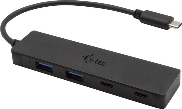 I-TEC USB Hub C31HUBMETAL2A2C, 2x USB-C & 2x USB-A 3.0, Μεταλλικό