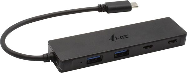 I-TEC USB Hub C31HUBMETAL2A2C, 2x USB-C & 2x USB-A 3.0, Μεταλλικό