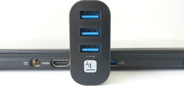 Techly USB Hub 3x USB-A 3.0, Περιστρεφόμενος Διανομέας Θυρών για Laptop και Smartphone (IUSB3-HUB3-ROTB)