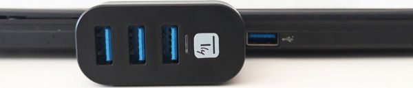 Techly USB Hub 3x USB-A 3.0, Περιστρεφόμενος Διανομέας Θυρών για Laptop και Smartphone (IUSB3-HUB3-ROTB)
