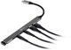 HUB USB BakkerElkhuizen BakkerElkhuizen USB-C Hub 7-in-1 (3A+4C) USB Type-C 5000 Mbit/s Czarny, Szary