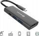 HUB USB Swissten 4in1 USB-C Hub Stacja dokujaca laptopa z wieloma portami USB-C 100W HDMI 4K 2x USB-A