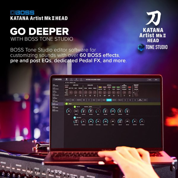 Ενισχυτής κιθάρας Hugo Boss Boss Katana-Artist Head MkII, 100 W