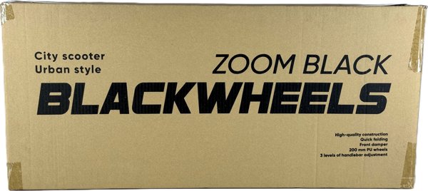 Hulajnoga Blackwheels Zoom Czarny (5902659843746)